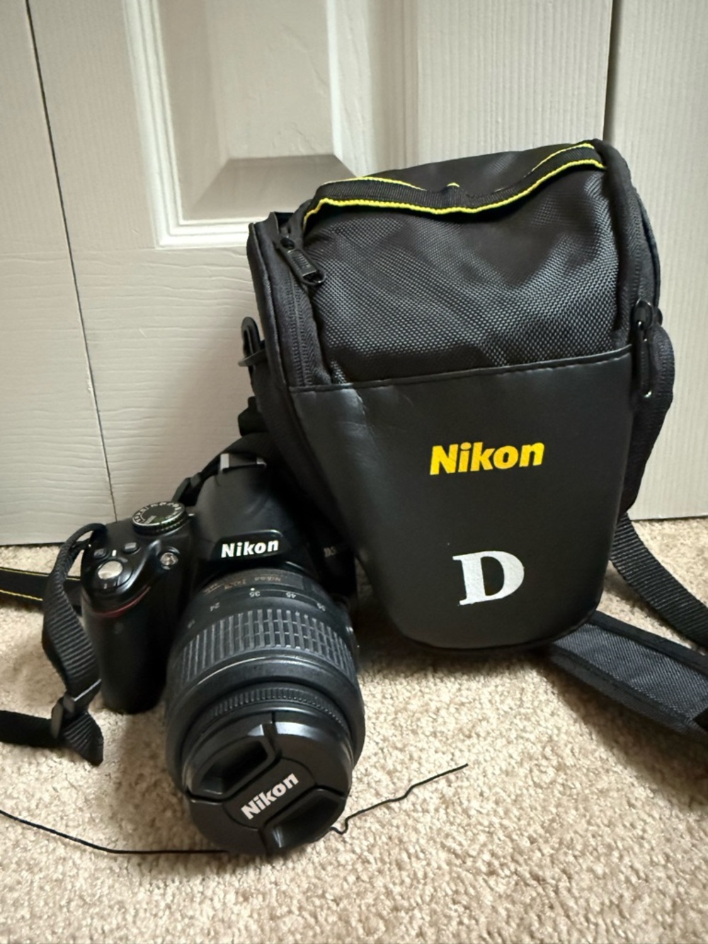Nikon D3000 Camera with Carrying Case